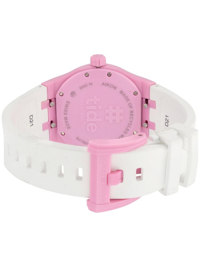 Nwt Maurice Lacroix Aikon Tide Quartz Pink Dial Men's Watch — image 3 of 3